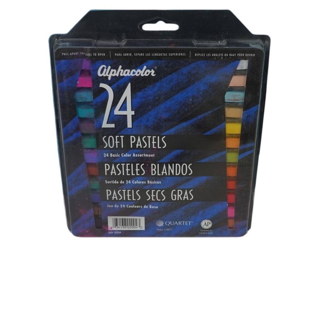 Alphacolor 24 Soft Pastels Basic Color Assortment